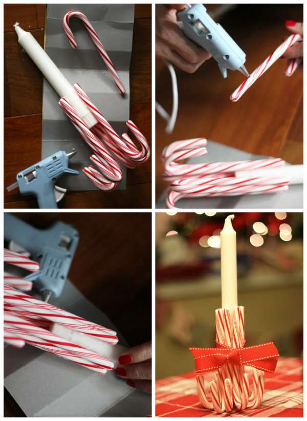 Fabriquez un bougeoir avec du sucre d'orge