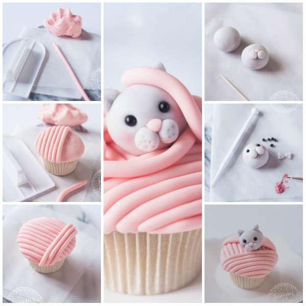 Cupcake chaton