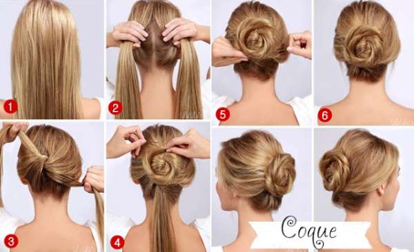 Un beau chignon très simple à faire