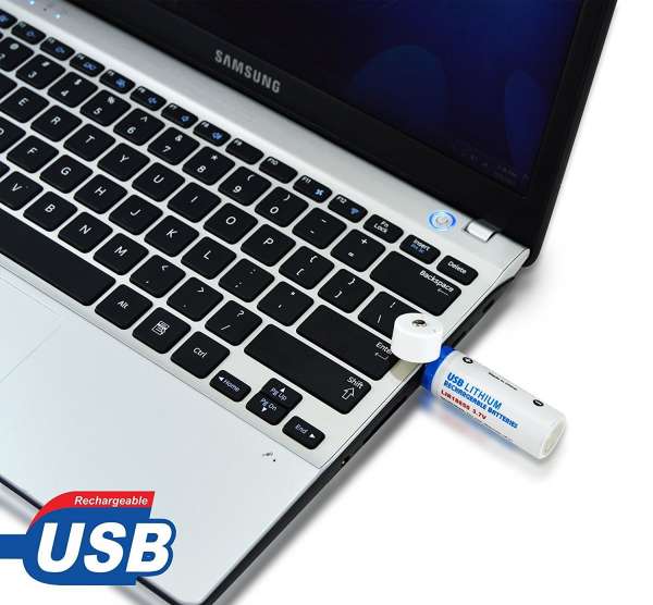 Ces batteries rechargeables par USB remplacent les piles AA classiques