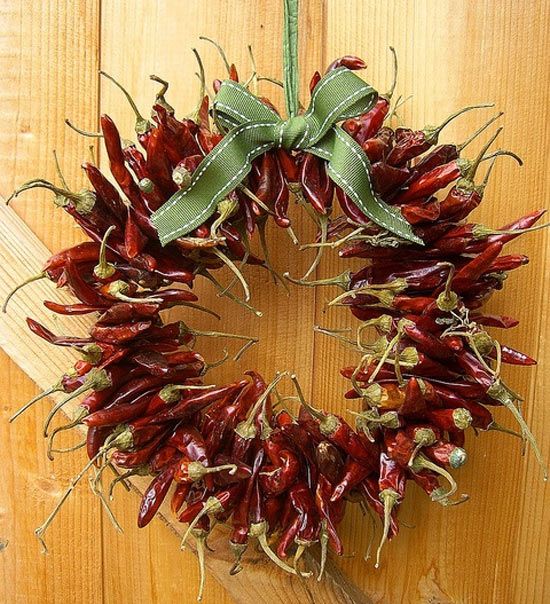 Une couronne de piments