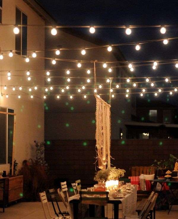 Cordes lumineuses parfaites pour vos soirées d'été sur la terrasse