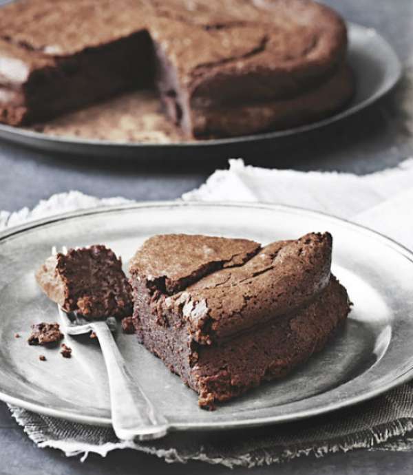 Fondant au chocolat et aux amandes