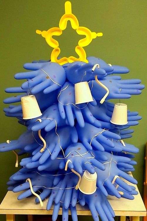 Sapin de Noel chez le dentiste