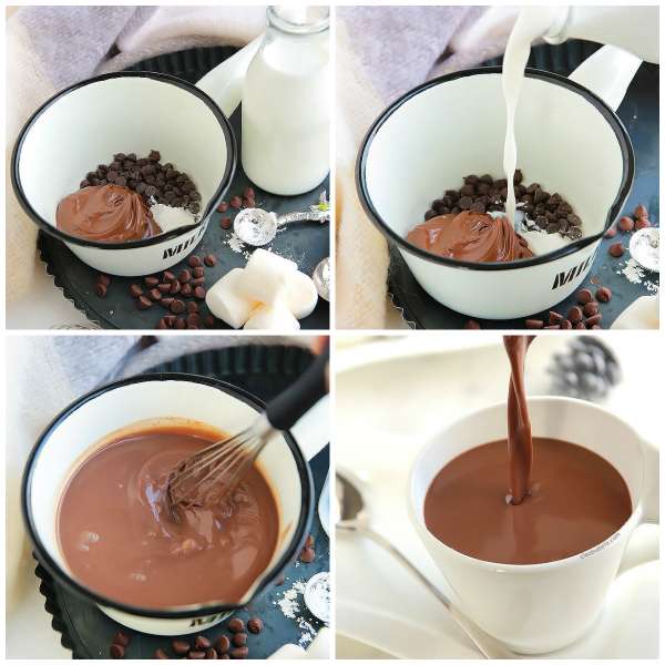 Chocolat chaud au Nutella