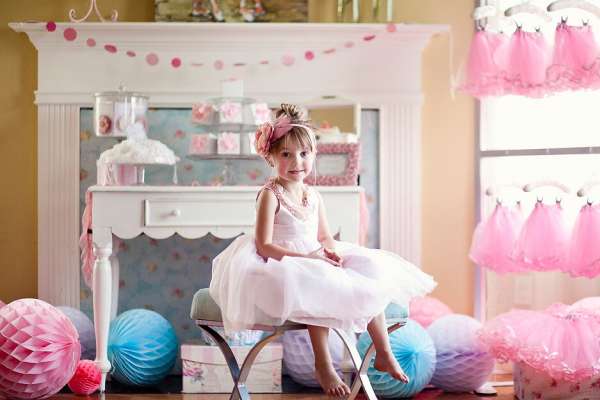 Une fête d'anniversaire pour une petite danseuse étoile