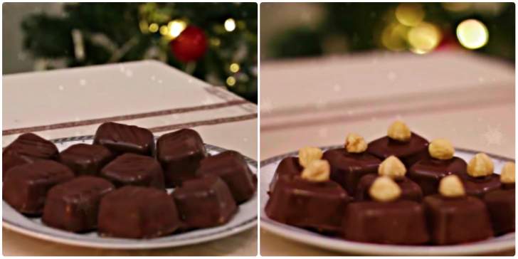 De délicieux bonbons en chocolats fait maison