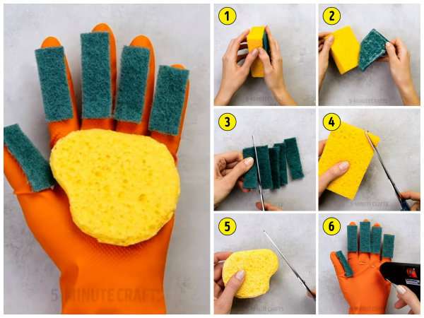 Créez votre propre gant nettoyant en quelques minutes