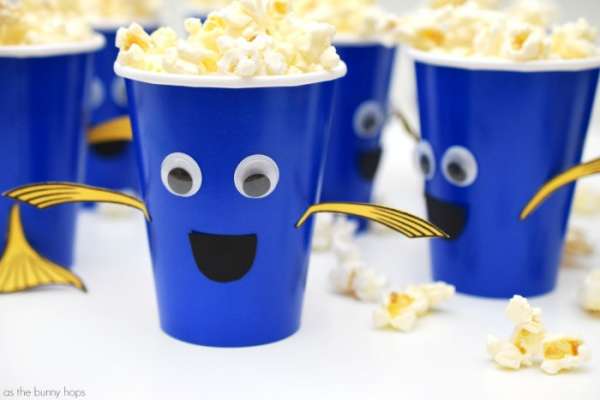 Des verres à pop-corn Dory