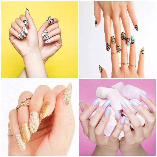 Nail arts faciles avec des stickers