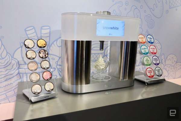 Une machine à glace qui marche avec des capsules