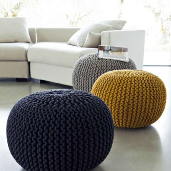 Des poufs