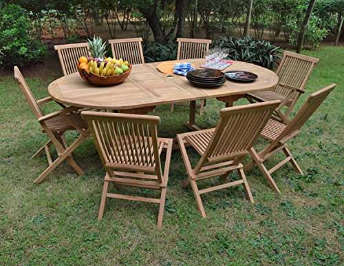 Table et chaises de jardin élégantes pour ce coin repas de jardin