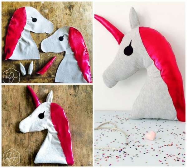 Un coussin licorne DIY