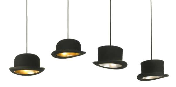 Des luminaires en chapeaux melon