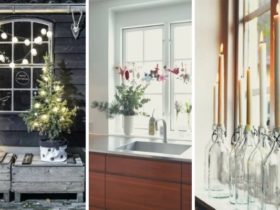 7 Idées faciles de décoration de fenêtres de Noël