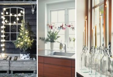 7 Idées faciles de décoration de fenêtres de Noël