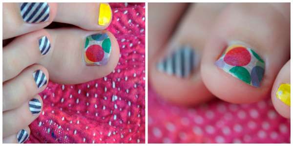 Bandes washi pour les ongles