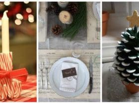 18 Décorations DIY Éblouissantes pour une Table de Noël Magique