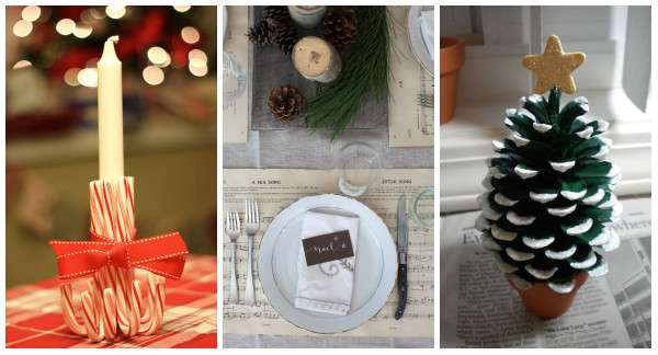 18 Décorations DIY Éblouissantes pour une Table de Noël Magique