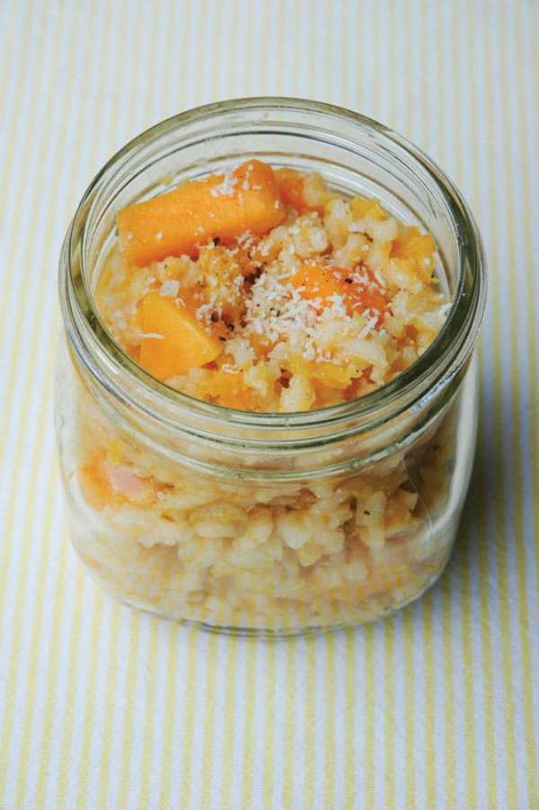 Risotto à la courge et fromage Parmigiano à réchauffer au micro-ondes