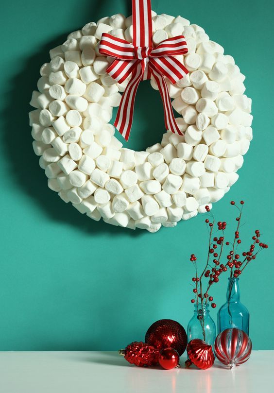 Une couronne de marshmallow