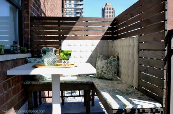 Balcon espace repas