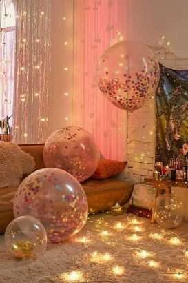 Très beau décor avec de ballons gonflables