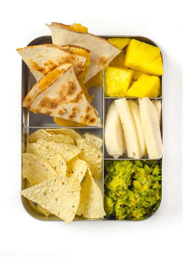 Un bento Quesadillas