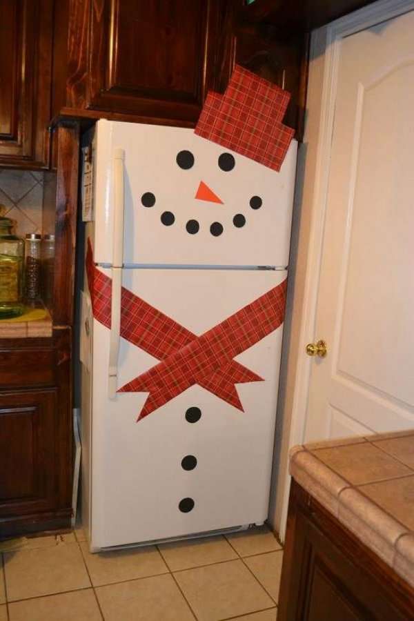 Frigo bonhomme de neige