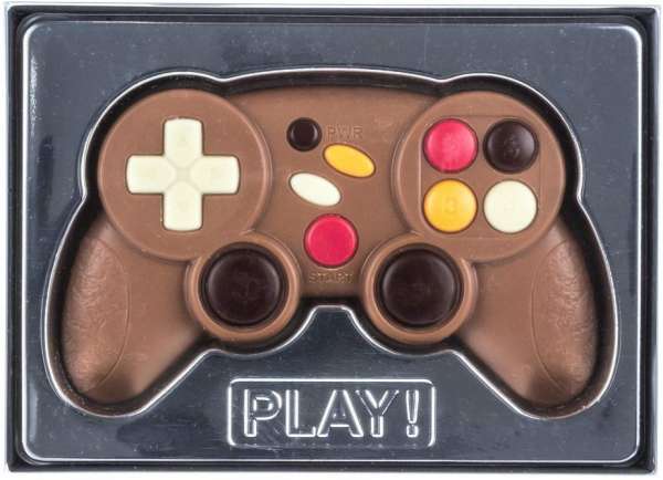 Manette de jeu en chocolat