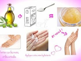 Gommage pour les mains fait maison