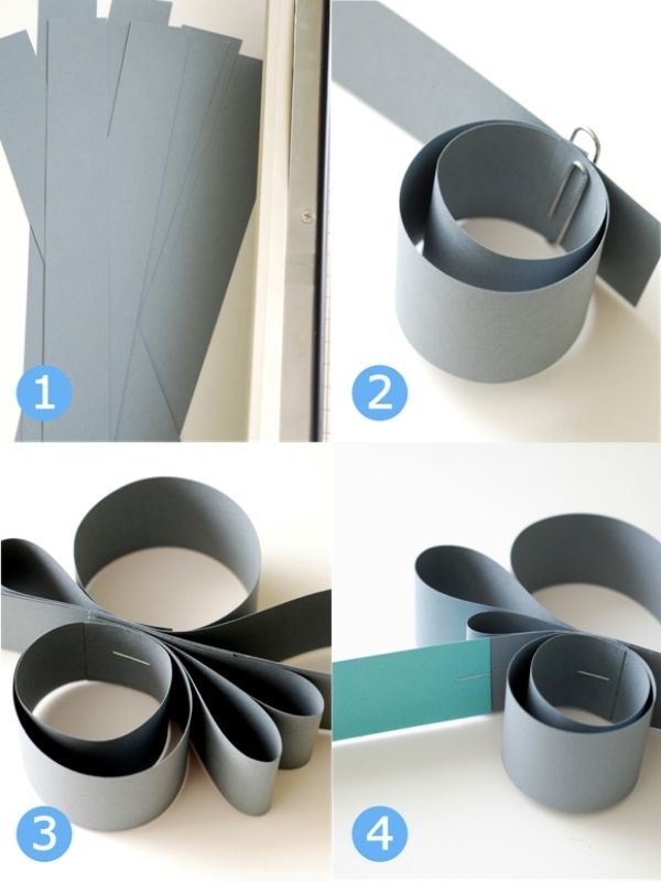 Guirlande en papier : étapes de réalisation