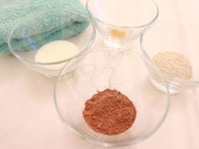 Masque gourmand au cacao contre l'acné