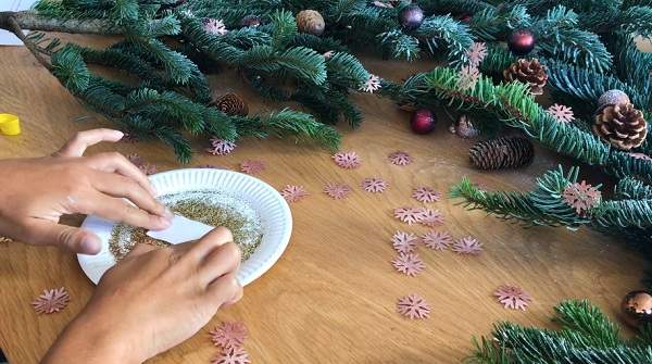 Mettre des paillettes 