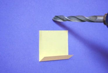 Percer un trou sans avoir à nettoyer la poussière