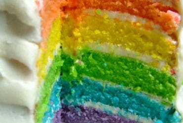 Rainbow cake gâteau du bonheur