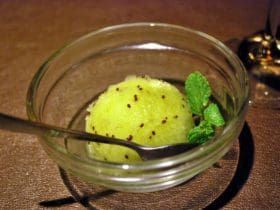 Sorbet de kiwi et citron vert