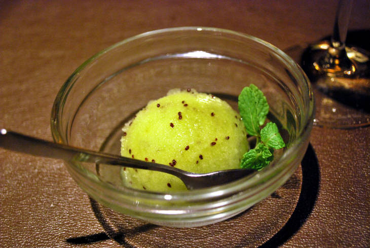 Sorbet de kiwi et citron vert