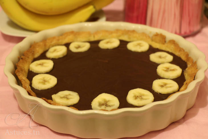 Tarte chocolat banane