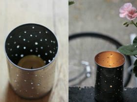 Photophores avec des boites de conserve