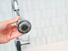 Calcaire dans la douche