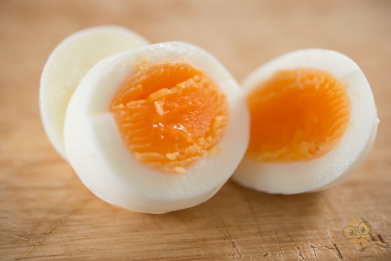 Oeuf dur coupé