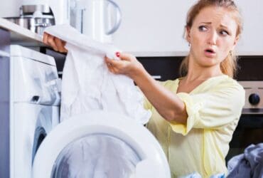 Jaunissement du linge blanc