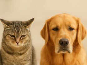 chat et chien tristes