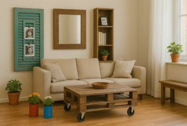 décorations maison avec du matériel de récupération