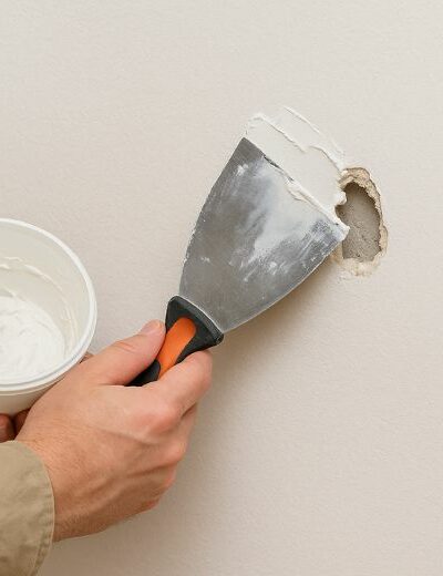 Réparer un Trou dans un Mur en Plâtre