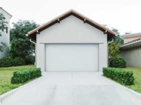allée de garage en béton