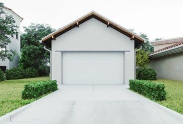 allée de garage en béton