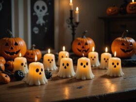 Bougies fantôme pour Halloween